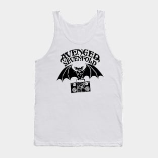 avenged sevenfold bat tape black Tank Top